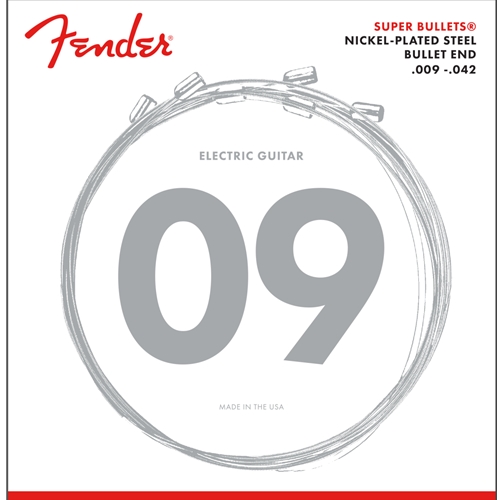 Fender 3250L Super Bullet® Strings, Nickel Plated Steel, 9-42