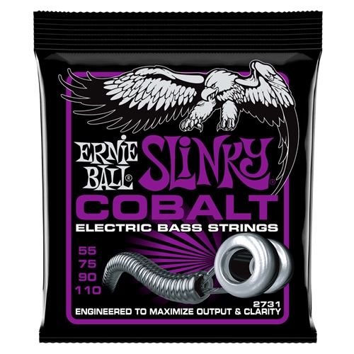 Ernie Ball Power Slinky Cobalt Electric Bass Strings 55-110