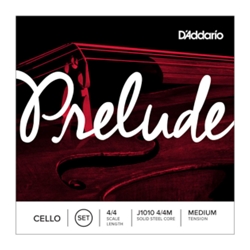 D'Addario Prelude 4/4 Cello Set Med