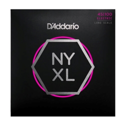 D'Addario NYXL Bass Set Long Scale, Regular Light, 45-100