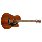 Fender CD-60SCE Dreadnought Acoustic Guitar - All Mahogany