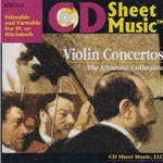 CD Sheet Music: Violin Concertos