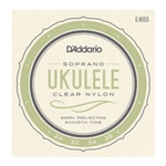 D'Addario EJ65S Pro-Arté Custom Extruded Nylon Ukulele Strings, Soprano