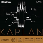 Set of D'Addario Kaplan Amo Violin Strings 4/4 Medium Tension