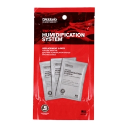 D'Addario Humidipak System Replacement Packets, 3-pack