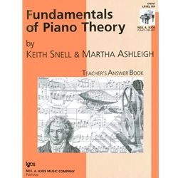 Fundamentals of Piano Theory, Level 6 Answer Book