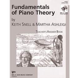 Fundamentals of Piano Theory Level 5 Answer Book