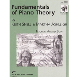 Fundamentals of Piano Theory Level 3 Answer Book