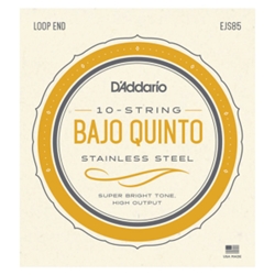 D'Addario EJS85 Bajo Quinto Stainless Steel String Set