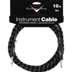 Fender Custom Shop Instrument Cable, 10', Black