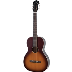 Recording King Recording Left-Handed King Dirty 30s 7 Size Acoustic Guitar, Tobacco Sunburst